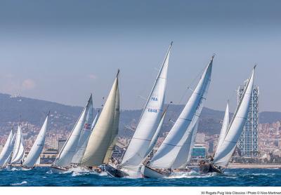 Un mar y un viento de lujo en la primera jornada de la regata Puig Vela Clàssica Un mar y un viento de lujo en la primera jornada de la regata Puig Vela Clàssica