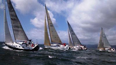 XI TROFEO COMODORO que se celebró en aguas de Portosín