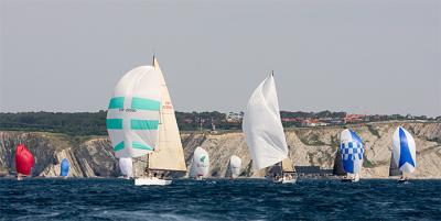 XXXI Campeonato de Bizkaia de Cruceros, que se celebra en aguas del Abra. Getxo 