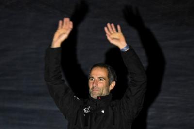 Armel Le Cléac'h (Maxi Banque Populaire XI), 3º en la ARKEA ULTIM CHALLENGE - Brest Armel Le Cléac'h (Maxi Banque Populaire XI), 3º en la ARKEA ULTIM CHALLENGE - Brest