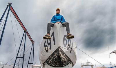 Carlos Olsson y Koan 691 se preparan para la Mini Transat 2021 Carlos Olsson y Koan 691 se preparan para la Mini Transat 2021