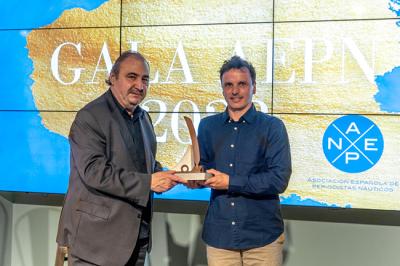 Didac Costa recibe en Barcelona el Premio AEPN 2021 Didac Costa recibe en Barcelona el Premio AEPN 2021