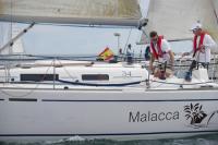 El crucero Malacca gana el Campeonato de Andalucía A Dos