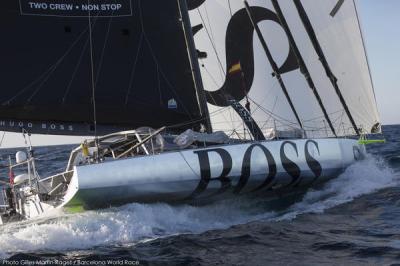 El Hugo Boss desarbola en el Atlántico Sur El Hugo Boss desarbola en el Atlántico Sur