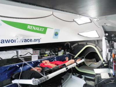 El Imoca 60 Renault Z.E ha conseguido escalar hasta la octava posición tras haber superado al Gaes Centros Auditivos El Imoca 60 Renault Z.E ha conseguido escalar hasta la octava posición tras haber superado al Gaes Centros Auditivos
