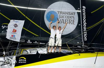 El IMOCA Apivia gana la Transat Jacques Vabre Normandie Le Havre El IMOCA Apivia gana la Transat Jacques Vabre Normandie Le Havre