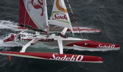 El Maxi Trimaran Sodeb’O de Thomas Coville entra en el Pacífico El Maxi Trimaran Sodeb’O de Thomas Coville entra en el Pacífico