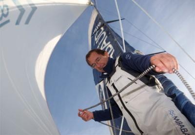 El Mirabaud de Dominique Wavre, un diesel de la Vendée Globe