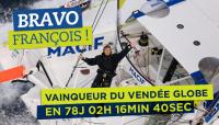 El roookie François Gabart  a bordo del MACIF rompe registros 78D 2H 16 M 40S en circumnavegar el globo
