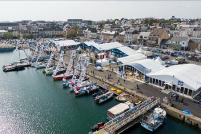 Eventos previos a la regata Transat Paprec en el village de Concarneau