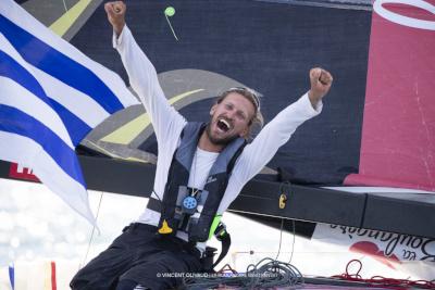 Federico Waksman primero en la segunda etapa y ganador de la Mini Transat