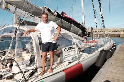 Global Solo Challenge: Andrea Mura pone a bordo de un Open 50′  que ya compitió en el Vendée Globe del año 2000