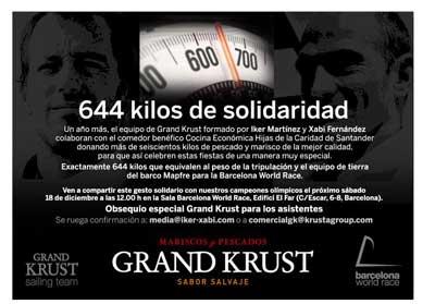 IKER y XABI donan 664 kilos de marisco y pescado IKER y XABI donan 664 kilos de marisco y pescado