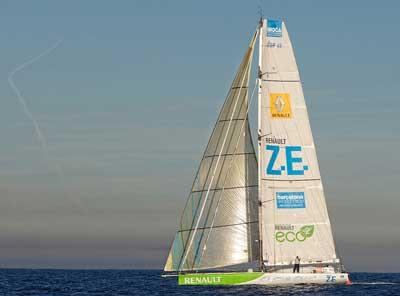 IMOCA 60 RENAULT Z.E: BUSCANDO EL ECUADOR... DE NUEVO