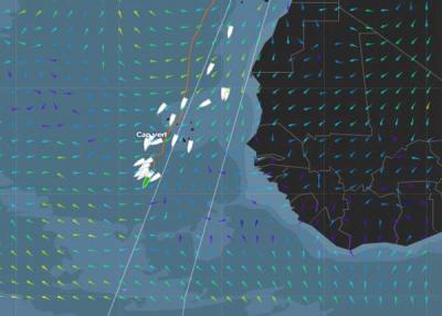 La desaceleración del viento, provoca un reagrupamiento en la cabeza de la flota Vendée Globe