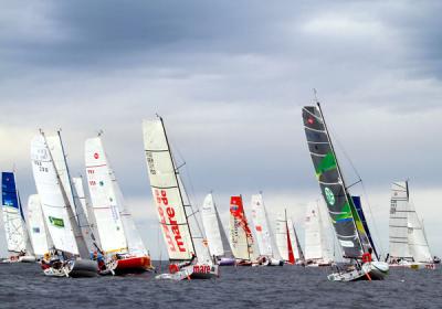 La Mini-Pavois han abandonado Gijón y puesto rumbo a La Rochelle con un día de retraso, La Mini-Pavois han abandonado Gijón y puesto rumbo a La Rochelle con un día de retraso,