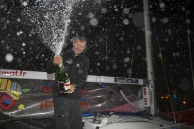 La Solitaire du Figaro, Thierry Chabagny primero en Sanxenxo La Solitaire du Figaro, Thierry Chabagny primero en Sanxenxo
