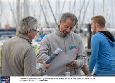 Los aspirantes a la VENDÉE GLOBE 2020 visitan el Village Los aspirantes a la VENDÉE GLOBE 2020 visitan el Village
