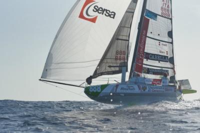 Mini Transat. Jambou y Beccaria líderes sólidos, dos participantes rumbo al archipiélago de Cabo Verde para una parada en boxes Mini Transat. Jambou y Beccaria líderes sólidos, dos participantes rumbo al archipiélago de Cabo Verde para una parada en boxes