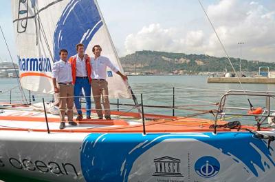 Presentación del One Planet, One Ocean patrocinado por Pharmaton®  para la Barcelona World Race 2014-15