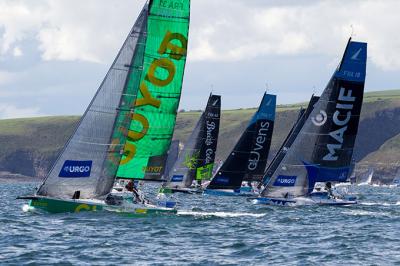 Salida de la 2ª etapa de La Solitaria URGO Le Figaro. Por la proa 535 millas Salida de la 2ª etapa de La Solitaria URGO Le Figaro. Por la proa 535 millas