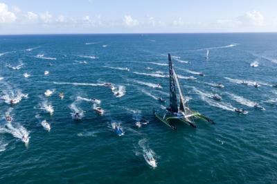 Thomas Coville (Sodebo Ultim 3) tercero en la Route du Rhum - Destination Guadeloupe Thomas Coville (Sodebo Ultim 3) tercero en la Route du Rhum - Destination Guadeloupe