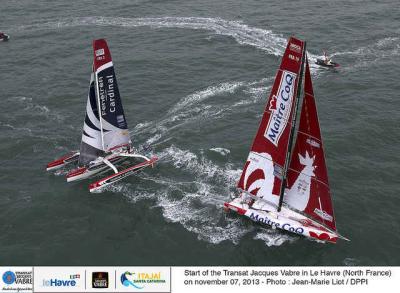 Transat Jacques Vabre: A “cabalgar” por el Canal de la Mancha Transat Jacques Vabre: A “cabalgar” por el Canal de la Mancha