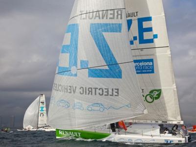 UNA PRIMERA NOCHE COMPLICADA PARA EL RENAULT Z.E SAILING TEAM