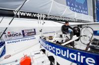 Vendée Globe. Armel Le Cléac’h, nuevo líder. Samantha Davies anunciaba anoche a la Dirección de Regata que había roto el palo.