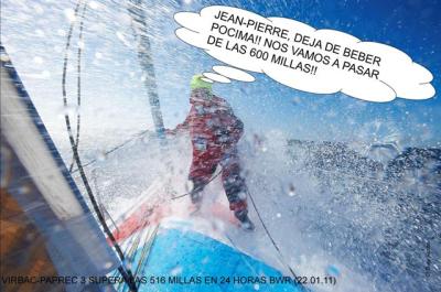 Virbac-Paprec 3 navega 516 millas en 24 horas Virbac-Paprec 3 navega 516 millas en 24 horas