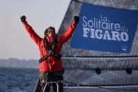 Xavier Macaire gana la maratoniana etapa de 620 millas cruzando el Cantábrico de la Solitaire du Figaro