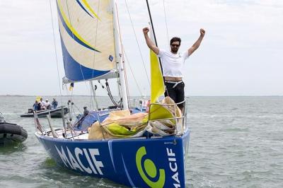 Yoann Richomme gana La Solitaire du Figaro Yoann Richomme gana La Solitaire du Figaro