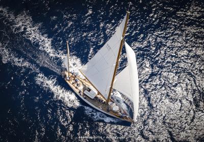 Baruna of 1938, un velero resucitado tras siete años en el astillero Baruna of 1938, un velero resucitado tras siete años en el astillero