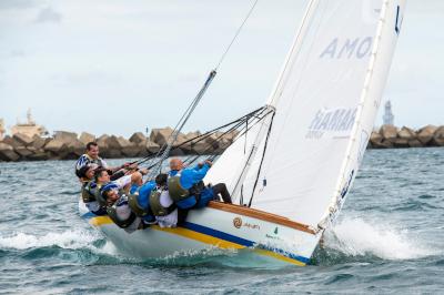 Doble jornada de Vela Latina con el regreso del público a la bahía 