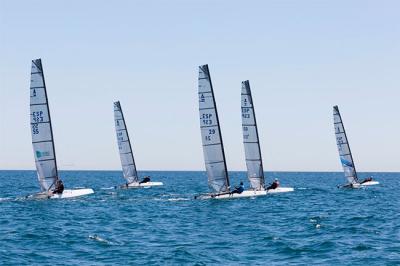 Acosta en Clase A, Martin Prat en F18 y Oriol en Hobbie 16 ganadores de la Copa de Andalucia en Sotogrande. Acosta en Clase A, Martin Prat en F18 y Oriol en Hobbie 16 ganadores de la Copa de Andalucia en Sotogrande.