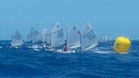 Alberto Morales.del Náutico de Arrecife campeón de Canarias de optimist