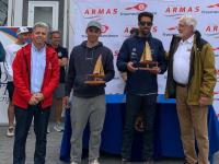 Alfredo González y Alonso Pérez se imponen en la tercera prueba del Circuito Canario de Snipe