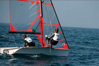 Alicia Fras y María González, campeonas de la Copa de España de 29er y terceras absolutas Alicia Fras y María González, campeonas de la Copa de España de 29er y terceras absolutas