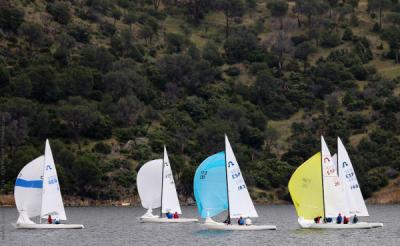 Alliv y Sanbo asumen el mando de la flota en la Copa de España Soling Alliv y Sanbo asumen el mando de la flota en la Copa de España Soling