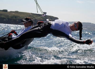 Angela Pumariega y Patricia Cantero primeras en la Imperia Winter Regatta