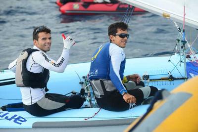 Barreiros y Curbelo van cuartos en la final de la Copa del Mundo de Vela en Abu Dhabi