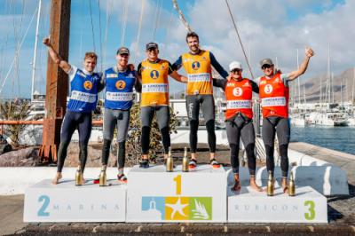 Botín y Trittel, bronce en el Mundial de 49er en Lanzarote Botín y Trittel, bronce en el Mundial de 49er en Lanzarote