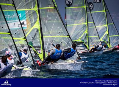 Buen equilibrio español en 49er Buen equilibrio español en 49er