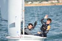 Campeonato de Andalucía de 420  La tripulación gaditana de Josete Ruiz y Vicente Hernández revalidan el título en casa
