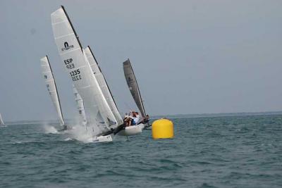 Campeonato de España de Catamarán celebrado en aguas de Chipiona