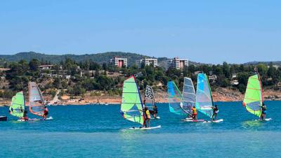 Campeonato de windsurf de Castilla la Mancha 2020 para las categorías infantil y junior.