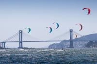 Cesantes (Ría de Vigo)  pone en juego el Campeonato Gallego de kitesurf este fin de semana