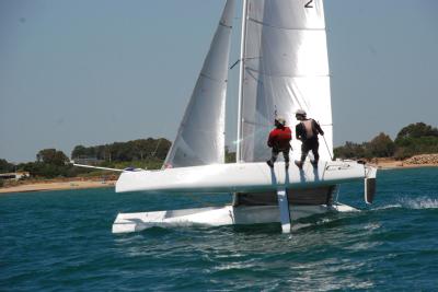 Claus Denk y Jose Luis Marmolejo, campeones Copa de España de Larga Distancia de Catamaranes Claus Denk y Jose Luis Marmolejo, campeones Copa de España de Larga Distancia de Catamaranes