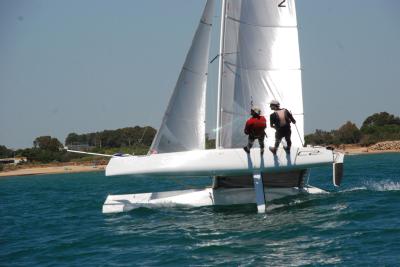 Claus Denk y Jose Luis Marmolejo, campeones Copa de España de Larga Distancia de Catamaranes