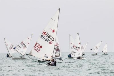 Comienzo a medias para la Semana Olímpica Andaluza en la bahía de Cádiz Comienzo a medias para la Semana Olímpica Andaluza en la bahía de Cádiz